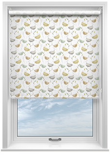 Watercolour Dandelions, Pastel Golds - Roller Blind